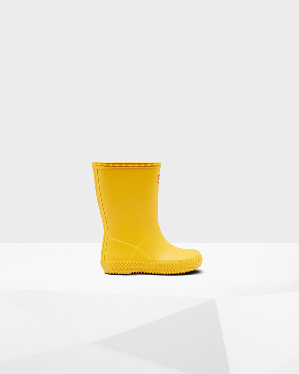 Hunter Niños Original First Classic - Botas de Lluvia Amarillo - 013-EMJHWG